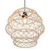 Wisząca lampa jadalniana HIVE R31681936 boho czarny naturalny