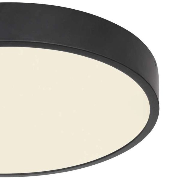 Lampa sufitowa LUCENA 12368-30 okrągła metalowa LED 28W 4000K plafon czarny