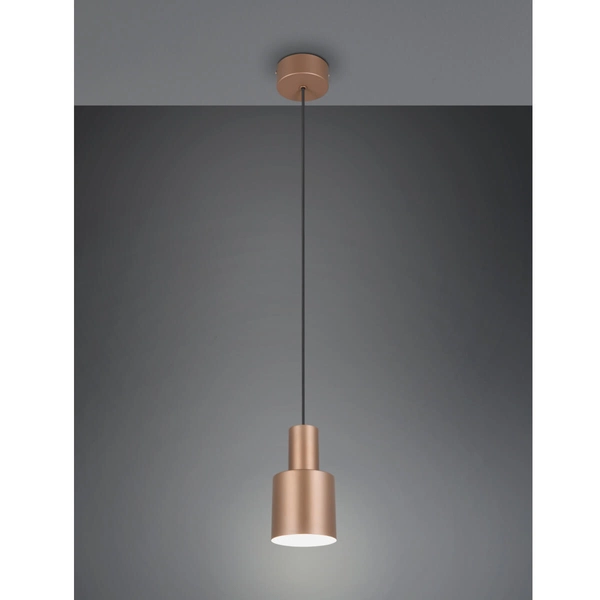 Lampa wisząca Agudo 319400165 Trio z regulacją walec brązowy