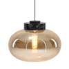 Wisząca lampa Moonstone P0516 Maxlight szklana bursztynowa czarna