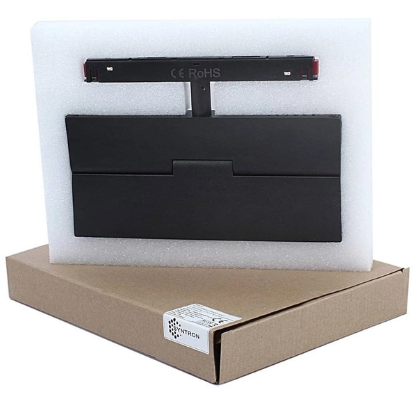 Lampa do szyn magnetycznych z diodami 484 Domeno LED 12W 4000K 3-fazowa czarna