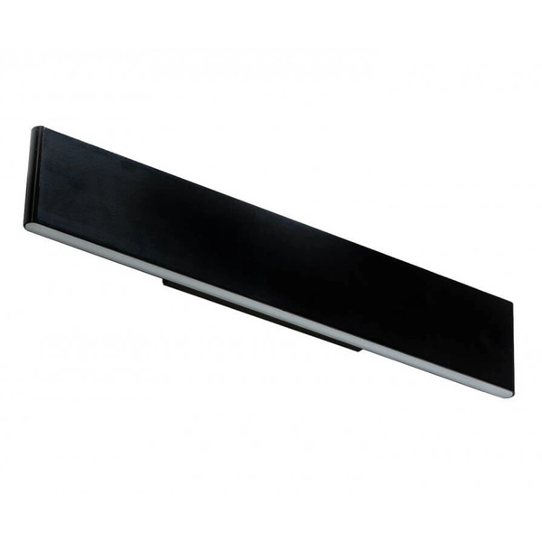 Prostokątna lampa ścienna Norman LED 17W 3000K do holu czarna