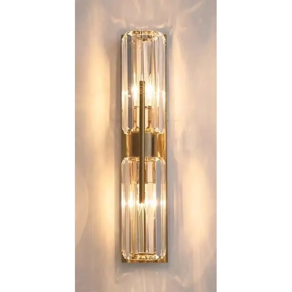 Lampa ścienna góra-dół Vardena CGVARDENAW50 glamour kryształki złota