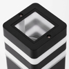 Podłużna lampa ogrodowa Tamiza K-8208 Kaja IP44 słupek metalowa czarna