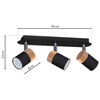 Regulowana LAMPA sufitowa JOKER MLP6304 Milagro metalowa OPRAWA reflektorki plafon industrialny tuby czarne