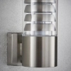 Ścienna lampa na taras TANGO 13921 metalowa IP44 srebrna