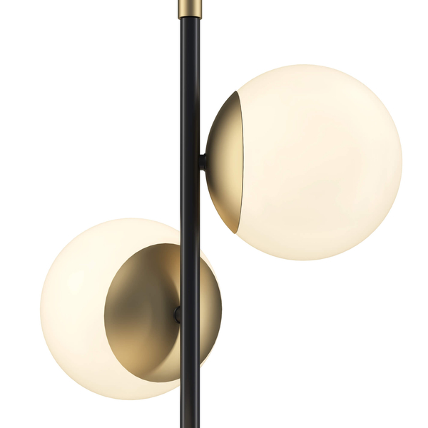 Lampa podłogowa Nostalgia MOD048FL-03G kule balls czarne białe