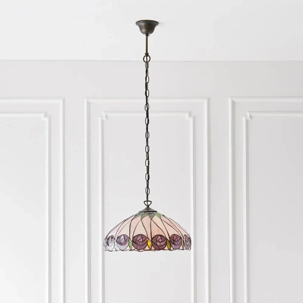 Wisząca lampa nad wyspę Hutchinson 64176 na łańcuchu kolorowa