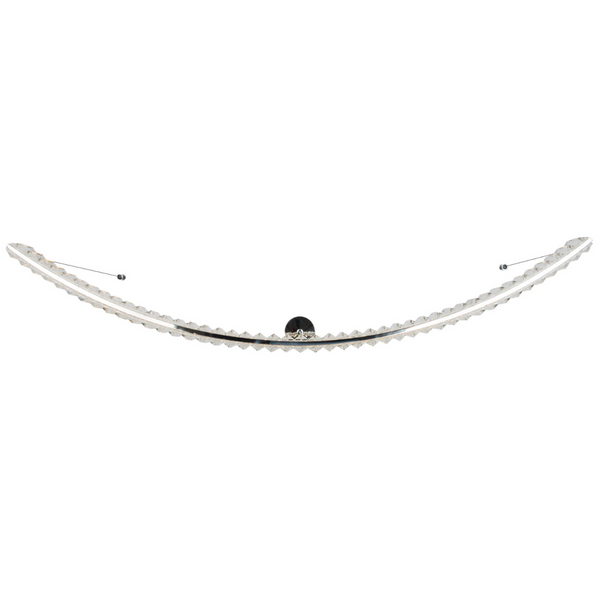Kryształowa lampa wisząca Saphir P0392 LED 13W 3000K nad wyspę chrom