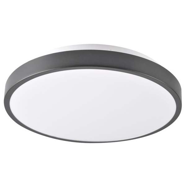 Czarny plafon kuchenny KERN 314918 okrągła lampa LED 15W 4000K