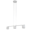 Lampa wisząca nad wyspę Mila 3 41356 do kuchni tubki szare beżowe
