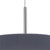 Wisząca lampa do biura Zaragoza ZAR1039 Dar Lighting srebrna biała szara