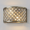 Kryształowy kinkiet Hudson 70559 Endon crystal antyczy mosiądz