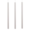 Wisząca lampa potrójna Sopel 3 41452 do salonu tubki szare beżowe