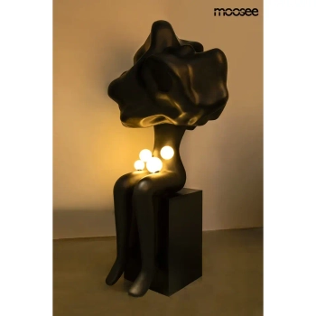 Podłogowa lampa designerska HUMAN IN THE CLOUDS czarna MSE1501100616 4xG9 kule