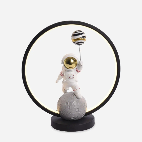Dziecięca lampka stołowa ASTRONAUTA EX04F307U-1 LED 4W 3000K czarny