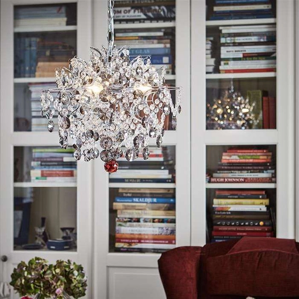 LAMPA wisząca HIDDEN GEM 107416 Markslojd kryształowa OPRAWA zwis glamour crystal przezroczysty przydymiony