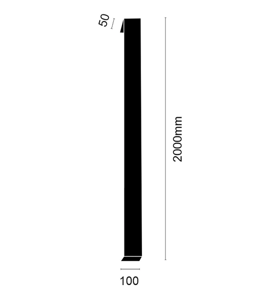 Zewnętrzny kinkiet Hikone 9927 Shilo do ogrodu podłużny IP54 antracyt