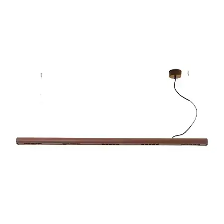Liniowa wisząca lampa 22222 LED 50W 3000K belka podłużna czarna brązowa
