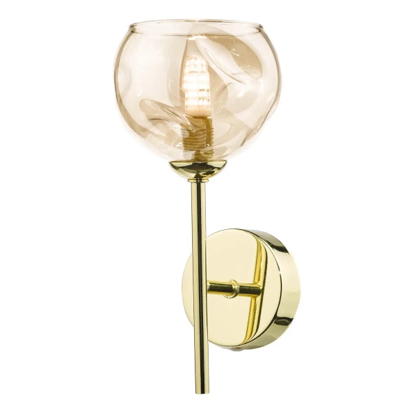 Naścienna lampa z włącznikiem Cohen COH0735-16 do salonu zlota