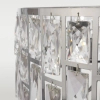 Kryształowa lampa wisząca Kyiv P06865CH Cosmolight glamour srebrna