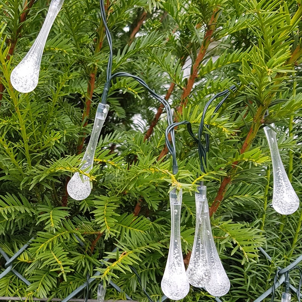 Ogrodowa girlanda 315250 Polux sopelki solarny łańcuch LED 4,9m zimna