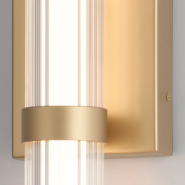 Przyścienna lampa tuba Fayton QN-FAYTON-M-BG LED 21,6W 3000K IP44 złoty