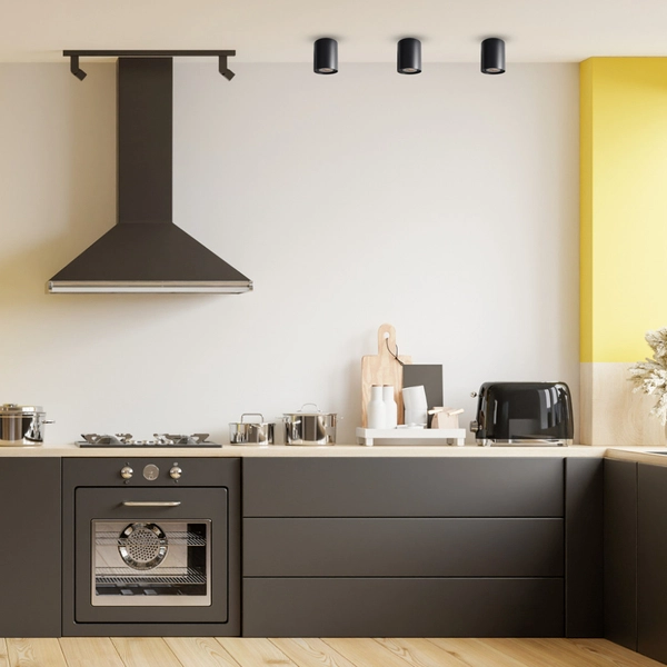 Downlight LAMPA sufitowa BIMA ML7011 Milagro metalowy spot do przedpokoju czarny