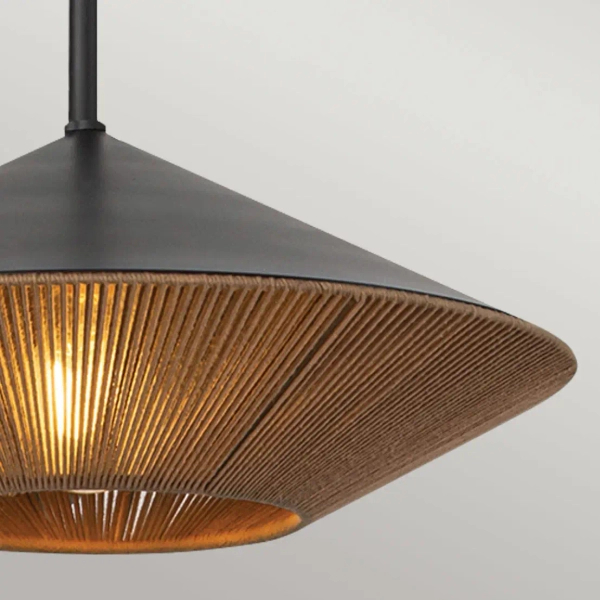 Wisząca lampa do kuchni Daphne ALM-DAPHNE-P-L-MB nad blat czarna