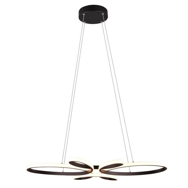 Wisząca lampa nowoczesna Fly 345619132 LED 32W 3000K biała czarna