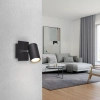 Nowoczesna lampa ścienna MARLEY 802400132 czarna tuba 1xGU10 IP20