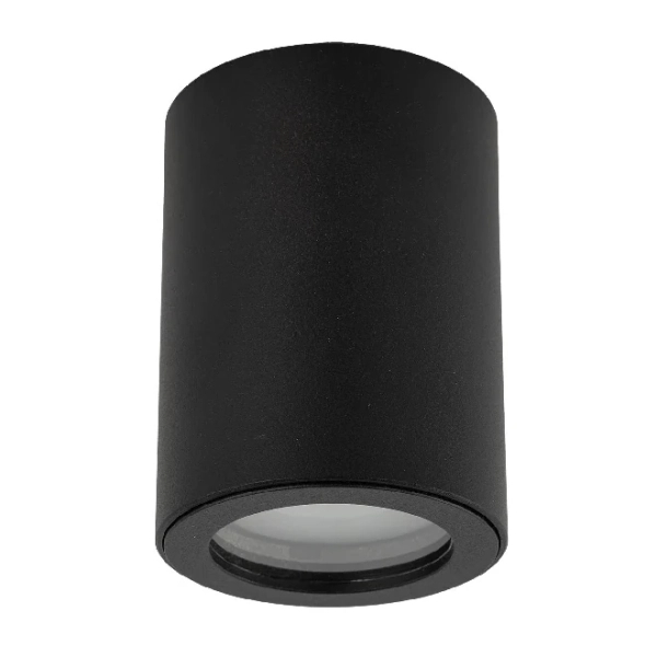 Łazienkowa lampa sufitowa Ligno 10933 tubka okrągła IP44 czarny