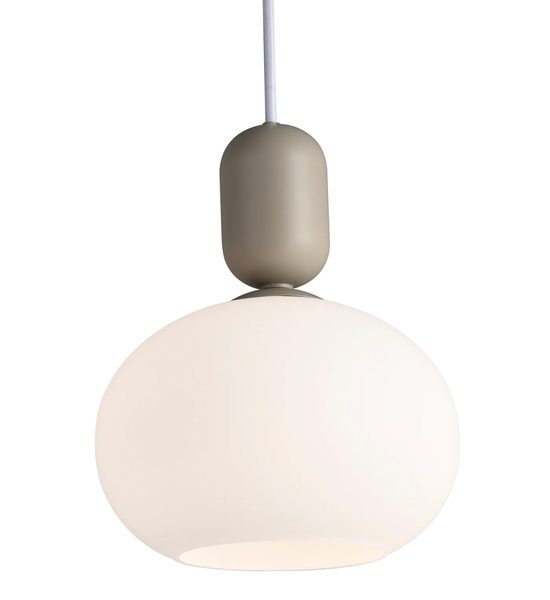 Wisząca lampa Notti 2011003010 Nordlux opalowe szkło kulista biała