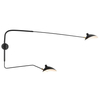 Ścienna lampa na wysięgniku Crane ST-W8702 Step do czytania czarna