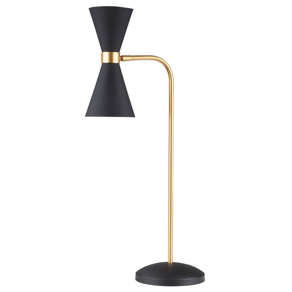 Biurkowa lampka CORNET T0039 Maxlight LED 5W 3000K metal czarna złota