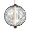 Lampa zawieszana Kyoto ML0527 Milagro LED 39W 3000K kula czarny