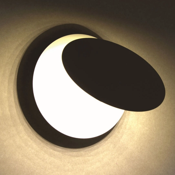 Kinkiet natynkowy okrągły Talor 622101102 Elkim LED 6W 3000K do sypialni biały