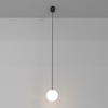Lampa wisząca LED 5W 3000K nad stół biała czarna Luna OUTLET