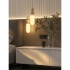 Okrągła lampa wisząca Maxlight NOVA P0642 do jadalni złota biała OUTLET