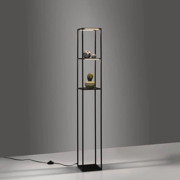 Podłogowa lampa prostokątna CONTURA 401-18 LED 19W 3000K czarny