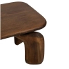 Prostokątny stolik kawowy ORIZON MM001501100344 brązowy drewniany 120x60cm