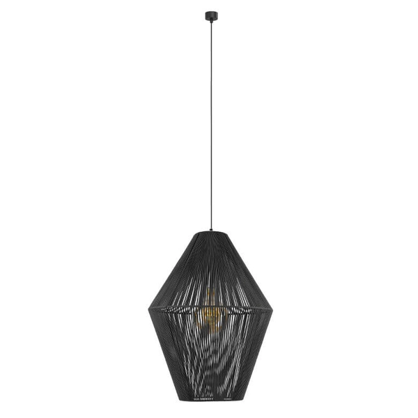 Lampa zwisająca Hagata 5125 Shilo cage boho klatka do salonu szary