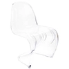 Nowoczesne krzesło jadalniane Hover PC z poliwęglanu
