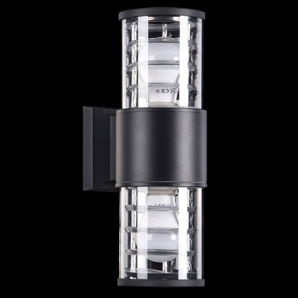 Elewacyjna LAMPA ogrodowa BRONX O576WL-02B Maytoni ścienna OPRAWA zewnętrzna outdoor IP54 czarna