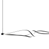 Metalowa lampa wisząca TWISTER ML1189 LED 56W 4000K czarna