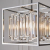 Lampa wisząca glamour Acadia 81930 Endon kryształowa crystal kwadratowa chrom
