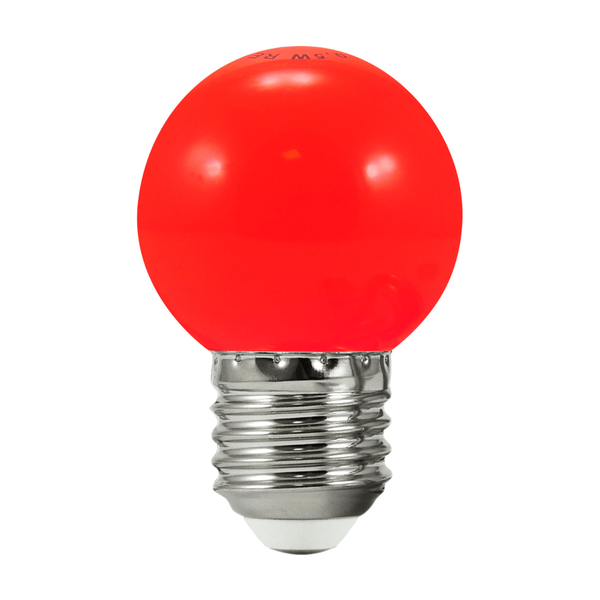 Żarówki do girlandy Party LED 0,5W komplet 2 sztuk IP44 czerwonych