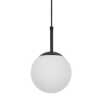 Wisząca lampa kula Dorado LP-002/1P BK do salonu czarny biały