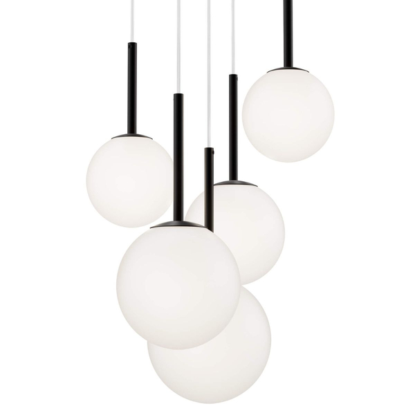 Nowoczesna wisząca lampa Basic Form MOD321PL-05B balls czarne