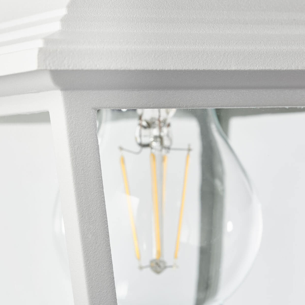 Lampa elewacyjna latarnia Nissie 90992A05 metalowy biały